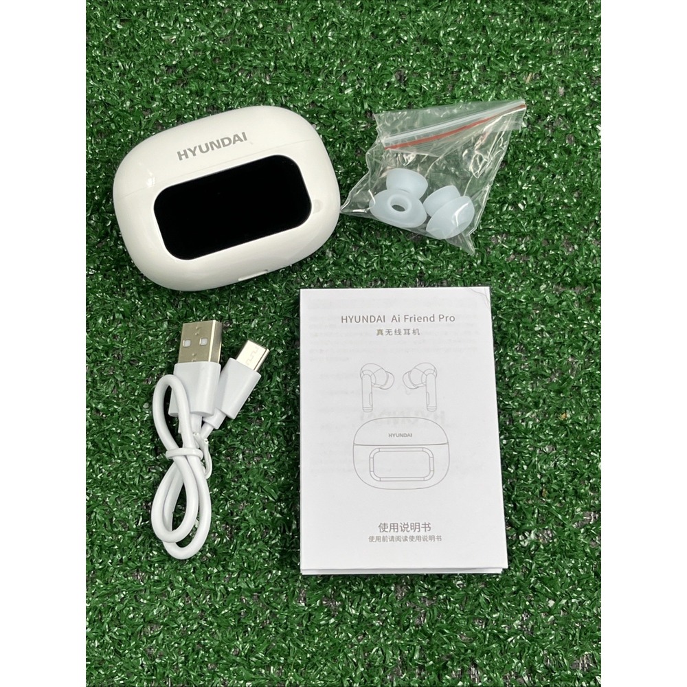 Hyundai Ai‎ Friend Pro White True Wireless Headphones New Open Box